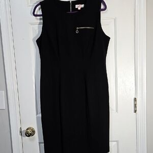 Calvin Klein Little Black Dress Sleeveless Size 12